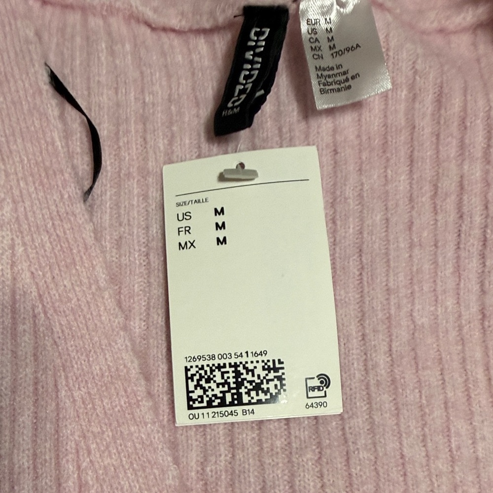 H&M Pink Ribbed Cardigan - Picture 5 of 5